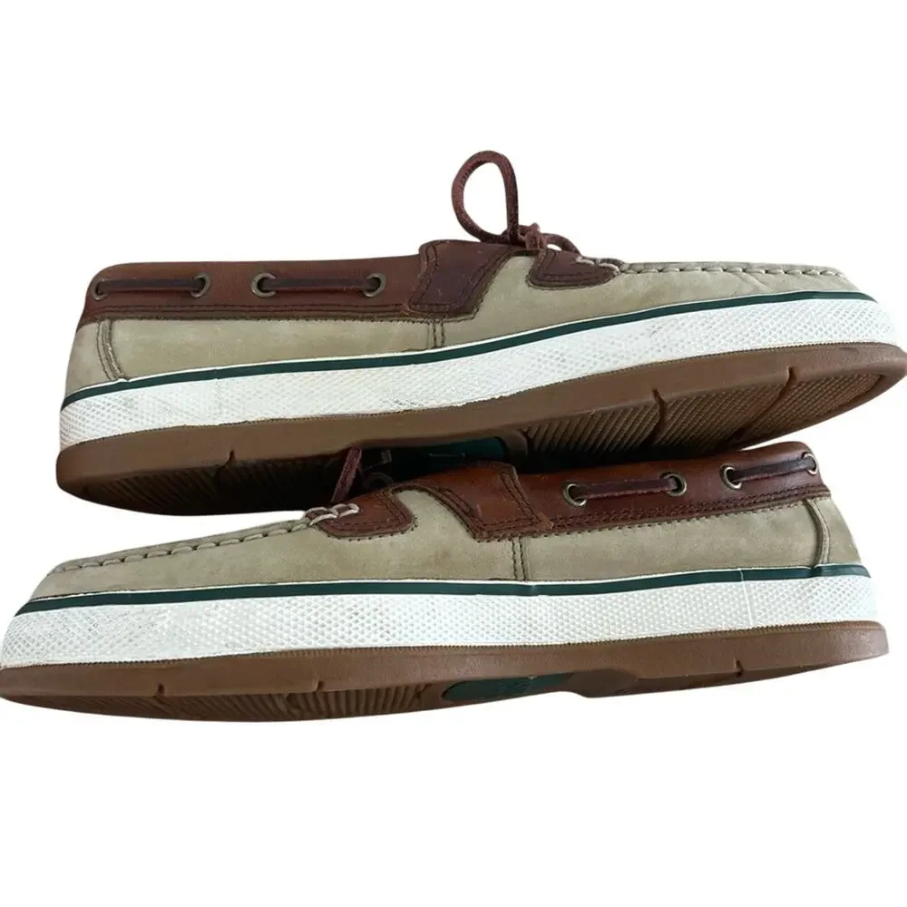 Bass Men's Washable Leather Boat Shoes